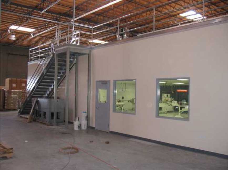 Platform over In-Plant Office