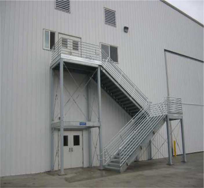 Double-Stairway with Landing